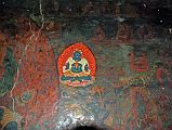 Mustang Lo Manthang 03 05 Chyodi Old Gompa Painting Restoration The paintings in the older Chyodi assembly hall are slowly being repaired.